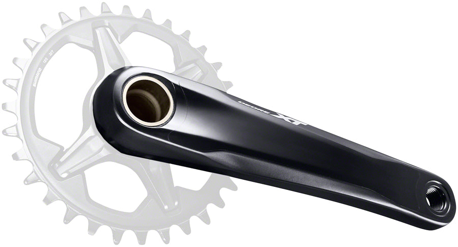 Shimano Deore XT FC-M8100-1 Crankset - 165mm, 12-Speed, 1x, Direct Mount, Hollowtech II Spindle Interface, Black Clearance Online Online