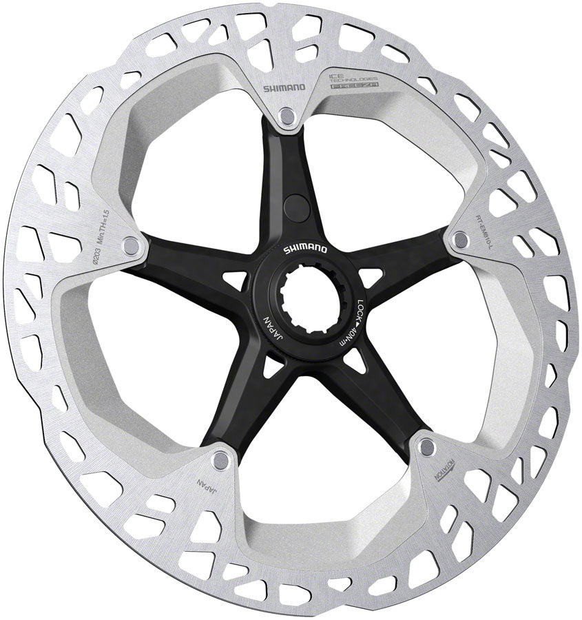 Shimano Steps RT-EM810 Disc Brake Rotor - 203mm, Center Lock, External Lockring, Rear Only with Magnet Bracket Cheapest For Sale