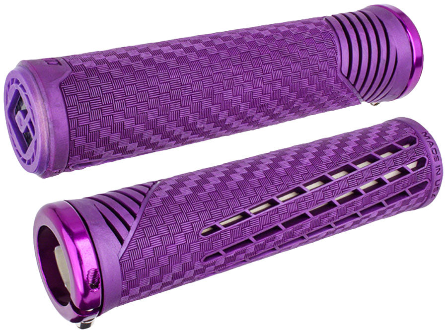 ODI CF V2.1 Grips - Purple, Lock-On For Sale Online