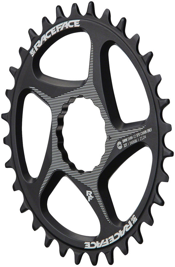 RaceFace Direct Mount Wide Chainring - 34t, DM CINCH, For Shimano 12-Speed HG+ Compatible Chain, Black Online Online Clearance