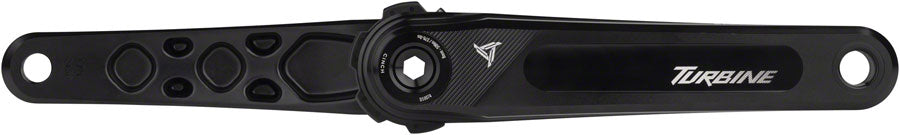 RaceFace Turbine Crankset - 175mm, Direct Mount, 143mm Spindle with CINCH Interface, 7050 Aluminum, Black Outlet 2025 New