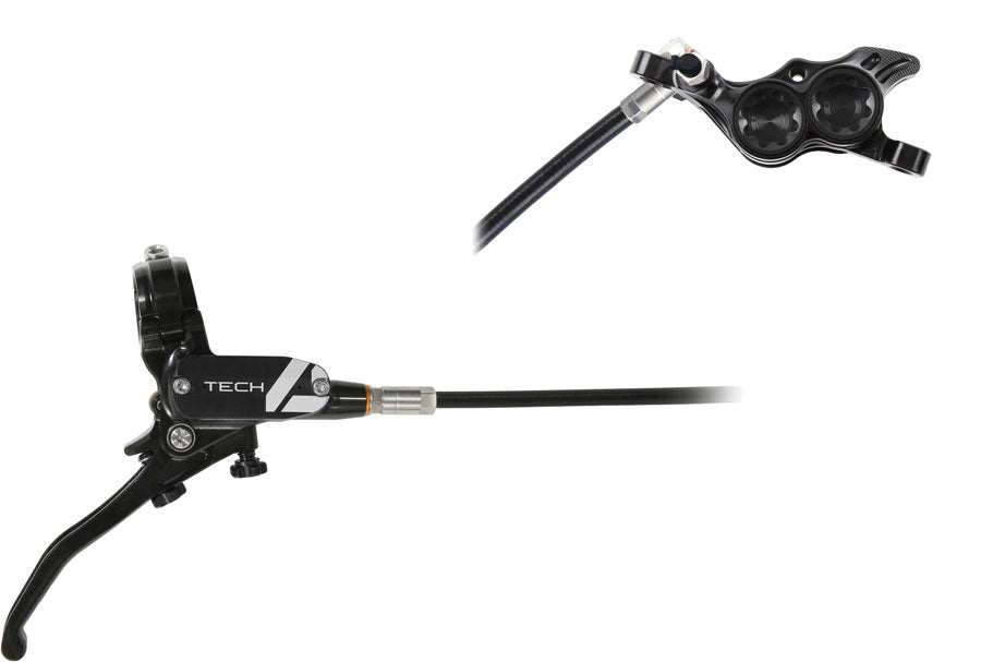 Hope Tech 4 E4 Disc Brake and Lever Set - Rear, Hydraulic, Post Mount, Black Cheap Get Authentic