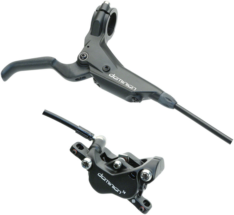 Hayes Dominion T4 Disc Brake and Lever - Rear, Hydraulic, Post Mount, Black Clearance 2025