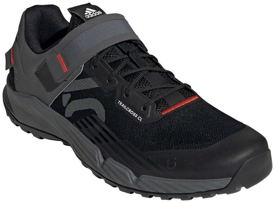 Five Ten Trailcross Mountain Clipless Shoes - Men's, Core Black/Gray Three/Red, 9.5