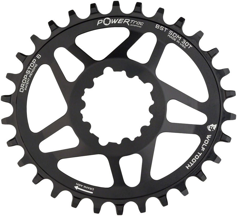 Wolf Tooth Elliptical Direct Mount Chainring - 30t, SRAM Direct Mount, Drop-Stop B, For SRAM 3-Bolt Boost Cranksets, 3mm Outlet Websites