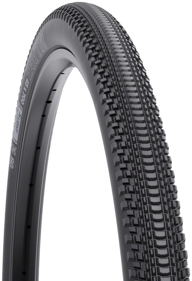 WTB Vulpine Tire - 700 x 45, TCS Tubeless, Folding, Black, Light/Fast Rolling, Dual DNA SG2 Sale Professional