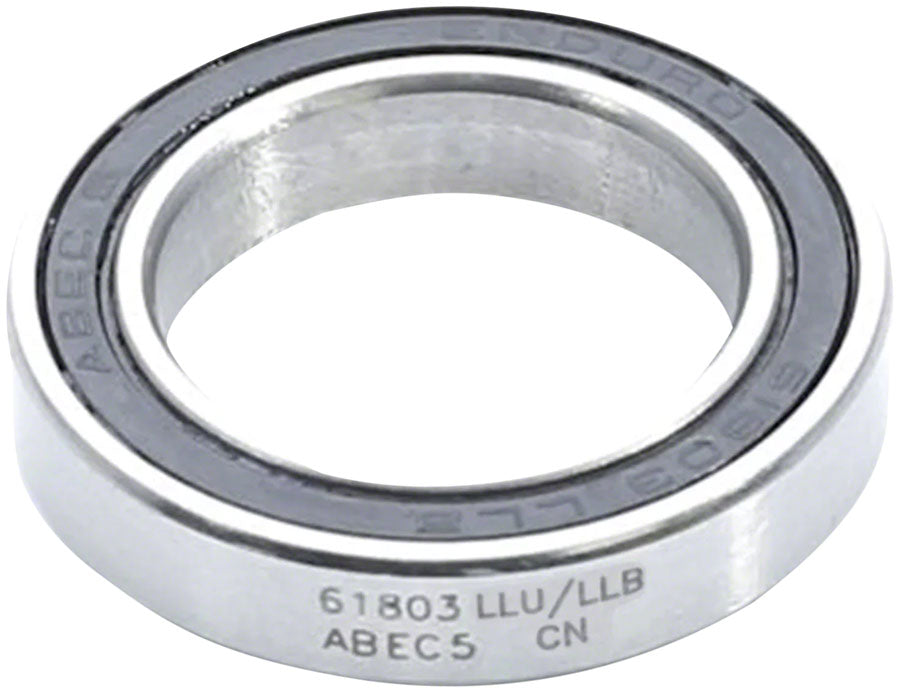 Enduro 61803 LLU/LLB Radial Cartridge Bearing - ABEC-5, CN Clearance, 17mm x 26mm x 5mm Geniue Stockist For Sale