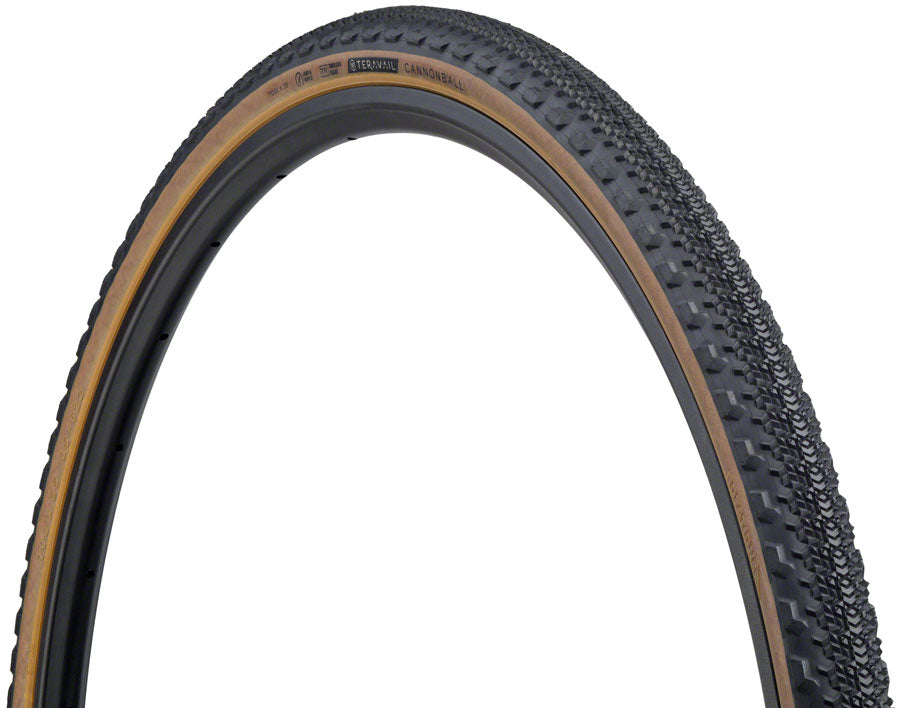 Teravail Cannonball Tire - 700 x 35, Tubeless, Folding, Tan, Durable, 60tpi, Fast Compound Best For Sale
