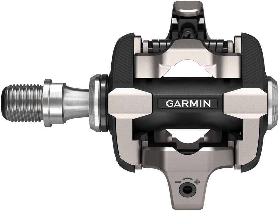 Garmin Rally XC100 Power Meter Pedals - Dual Sided Clipless, Alloy, 9/16, Black, Pair, Single-Sensing, Shimano SPD For Sale Online