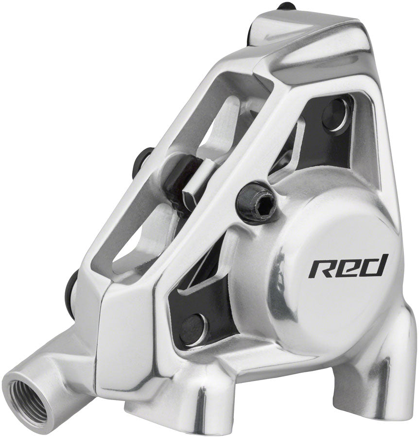 SRAM RED eTap AXS Hydraulic Disc Brake Caliper Assembly - Front or Rear, Flat Mount, Silver, E1 Discount Pay With Visa