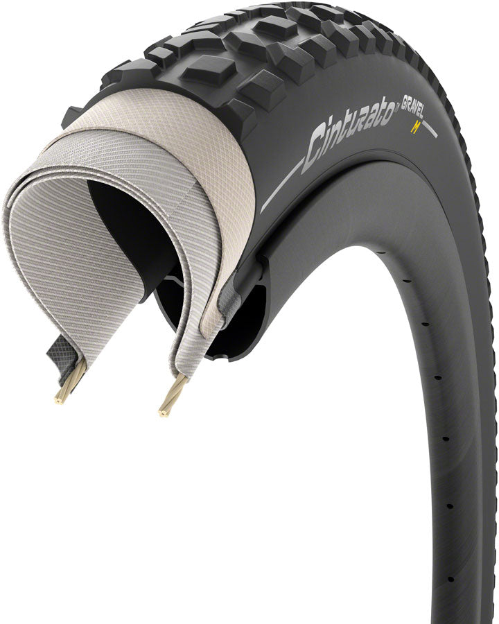 Pirelli Cinturato Gravel M Tire - 700 x 40, Tubeless, Folding, Black View For Sale