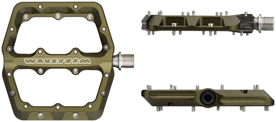 Wolf Tooth Waveform Pedals - Olive, Large Extremely For Sale