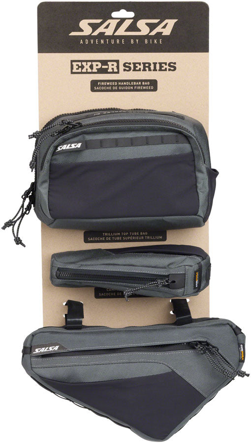 Salsa EXP-R Series Bag Bundle - Includes Campion Frame Bag, Fireweed Handlebar Bag, and Trillium Top Tube Bag (Small) Outlet Low Pice