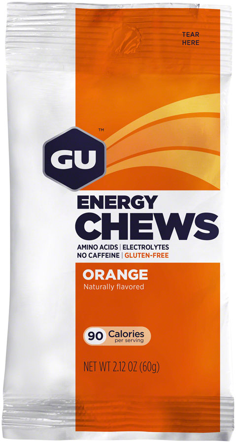 GU Energy Chews - Orange, Box of 12 Bags Free Shipping Footlocker Finishline