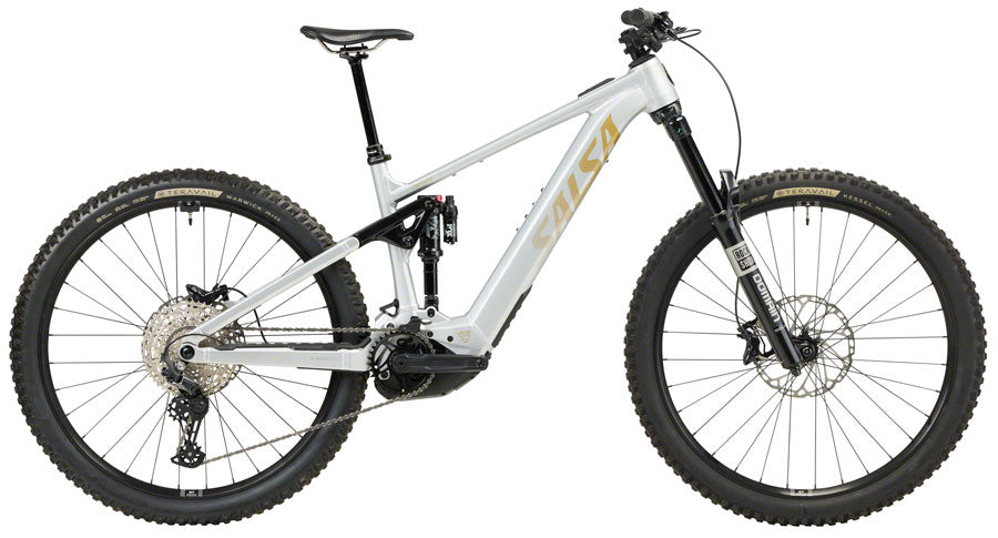 Salsa Notch Deore 12 Ebike - 29, Aluminum, Silver, Small Enjoy Online