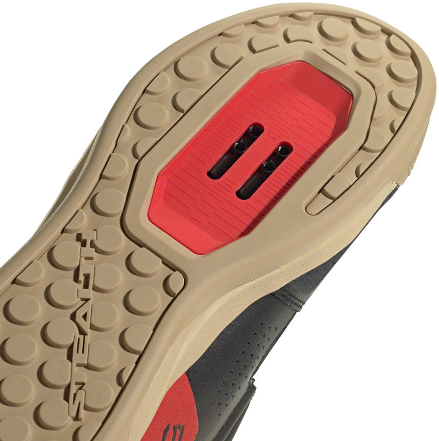 Five Ten Hellcat Mountain Clipless Shoes - Men's, Core Black/Core Black/Red, 13