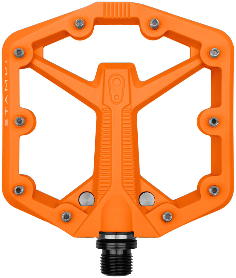 Crankbrothers Stamp 1 Gen 2 Pedals - Platform, Composite, 9/16, Orange, Small Free Shipping Pay With Visa