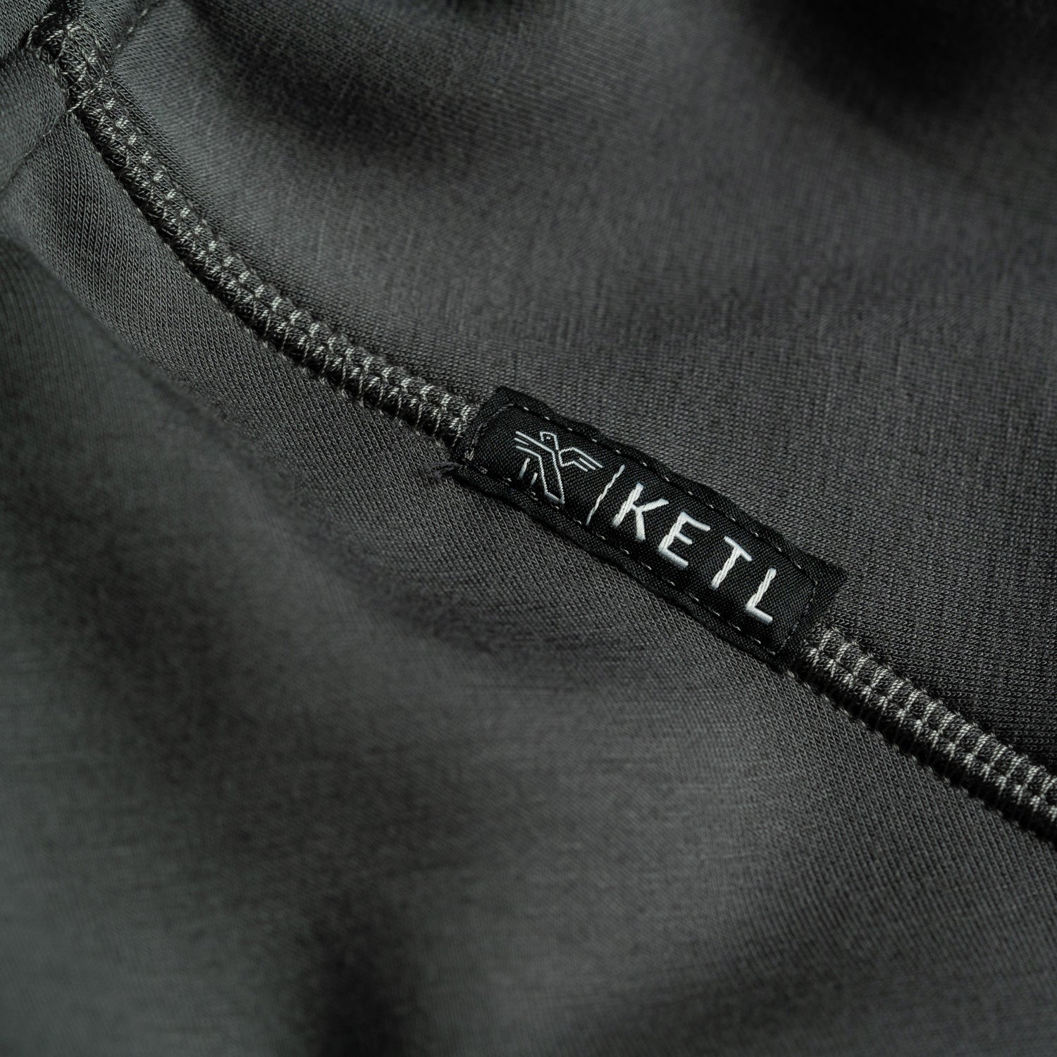 KETL Mtn Folly Active Travel Hoodie - Zipper Pockets, Stretchy, Breathable - Men's Pullover V.2 Grey