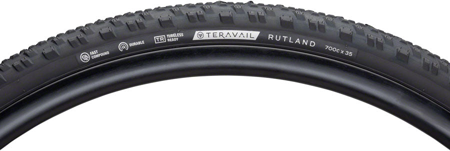 Teravail Rutland Tire - 700 x 35, Durable, Black, Fast Compound Cheap Sale 100% Authentic