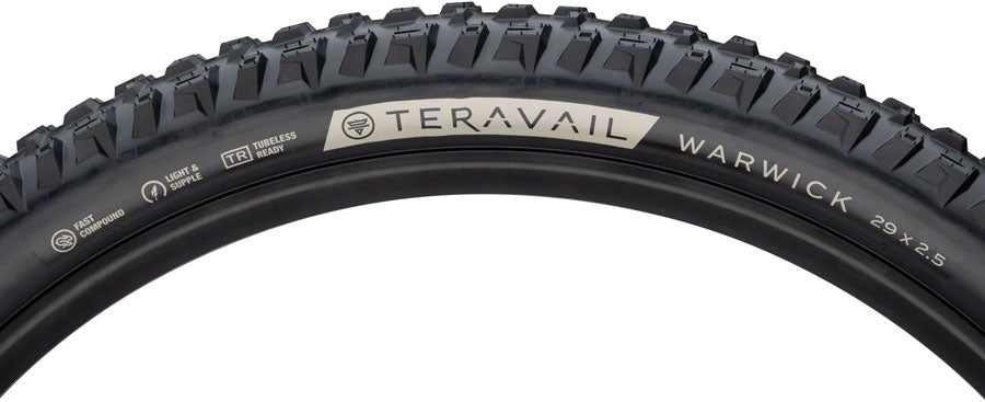 Teravail Warwick Tire - 29 x 2.5, Tubeless, Folding, Black, Durable, Grip Compound Latest Collections For Sale