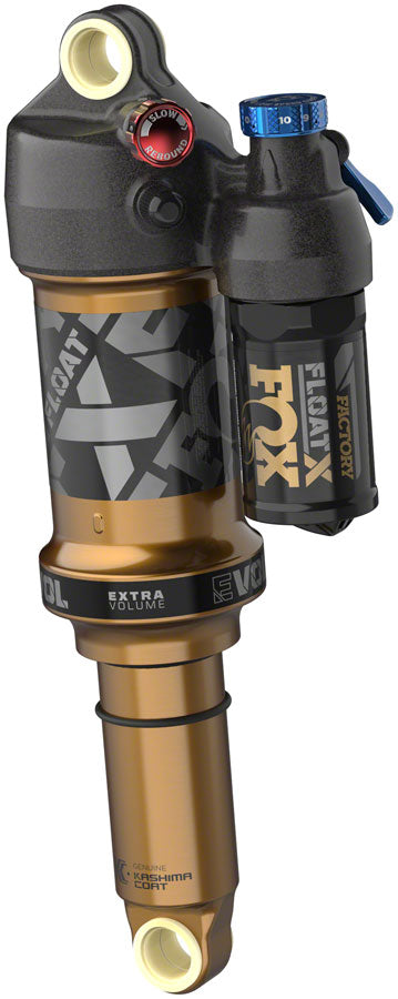 FOX FLOAT X Factory Rear Shock - Metric, 210 x 52.5 mm, 0.5 Spacer, 2-Position Lever, EVOL LV, Kashima Coat Clearance Fake
