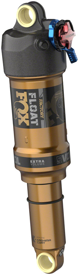 FOX FLOAT Factory Rear Shock - Metric, 190 x 45 mm, 0.5 Spacer, 2-Position Lever, EVOL LV, Kashima Coat Outlet Low Pice Fee Shipping