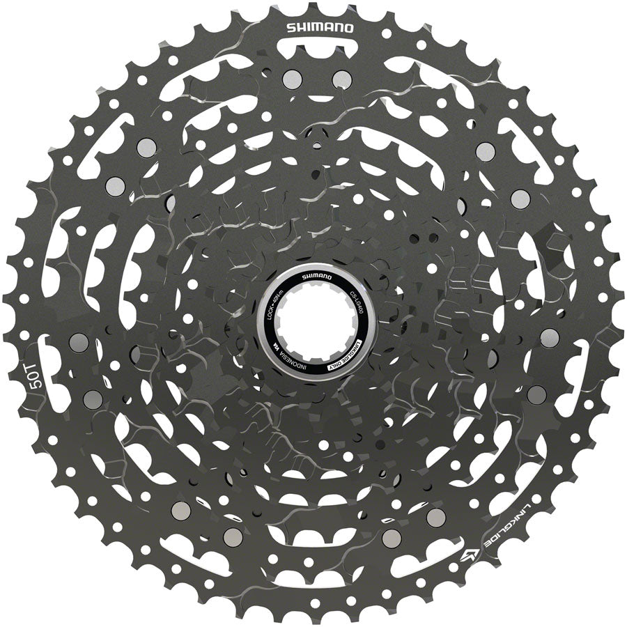 Shimano CUES  CS-LG400-11 Cassette - 11 Speed, 11-50t, LINKGLIDE, Black Clearance Reliable