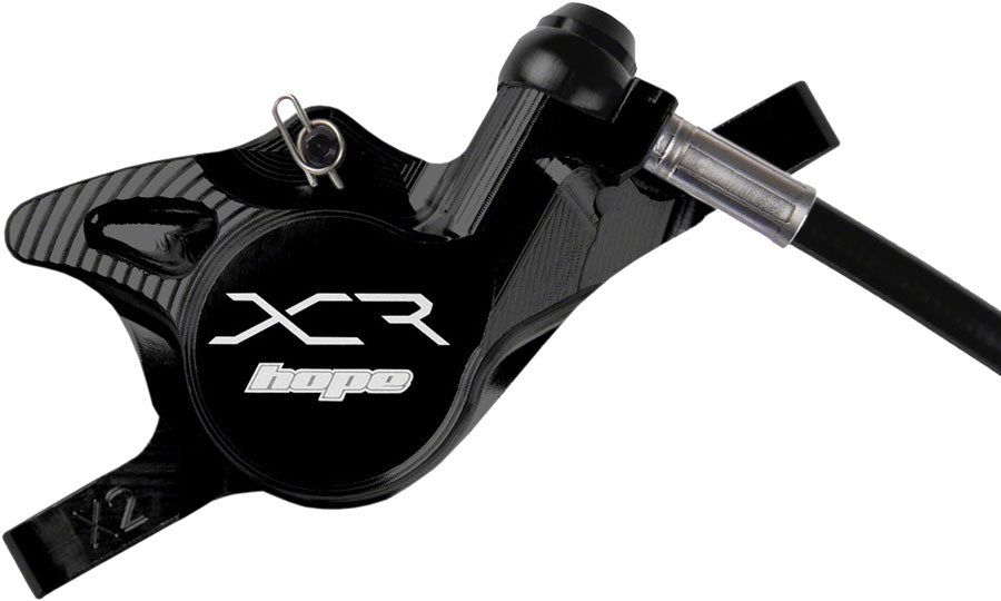 Hope XCR Pro X2 Disc Brake and Lever Set - Rear, Hydraulic, Post Mount, Black Visit New Sale Online