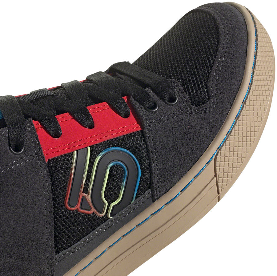Five Ten Freerider Flat Shoes - Men's, Core Black/Carbon/Pulse Lime, 12.5