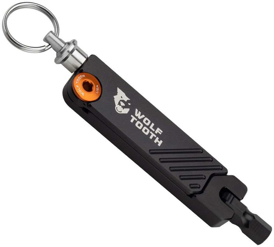 Wolf Tooth 6-Bit Hex Wrench Multi-Tool with Keyring - Orange Clearance Best Store To Get