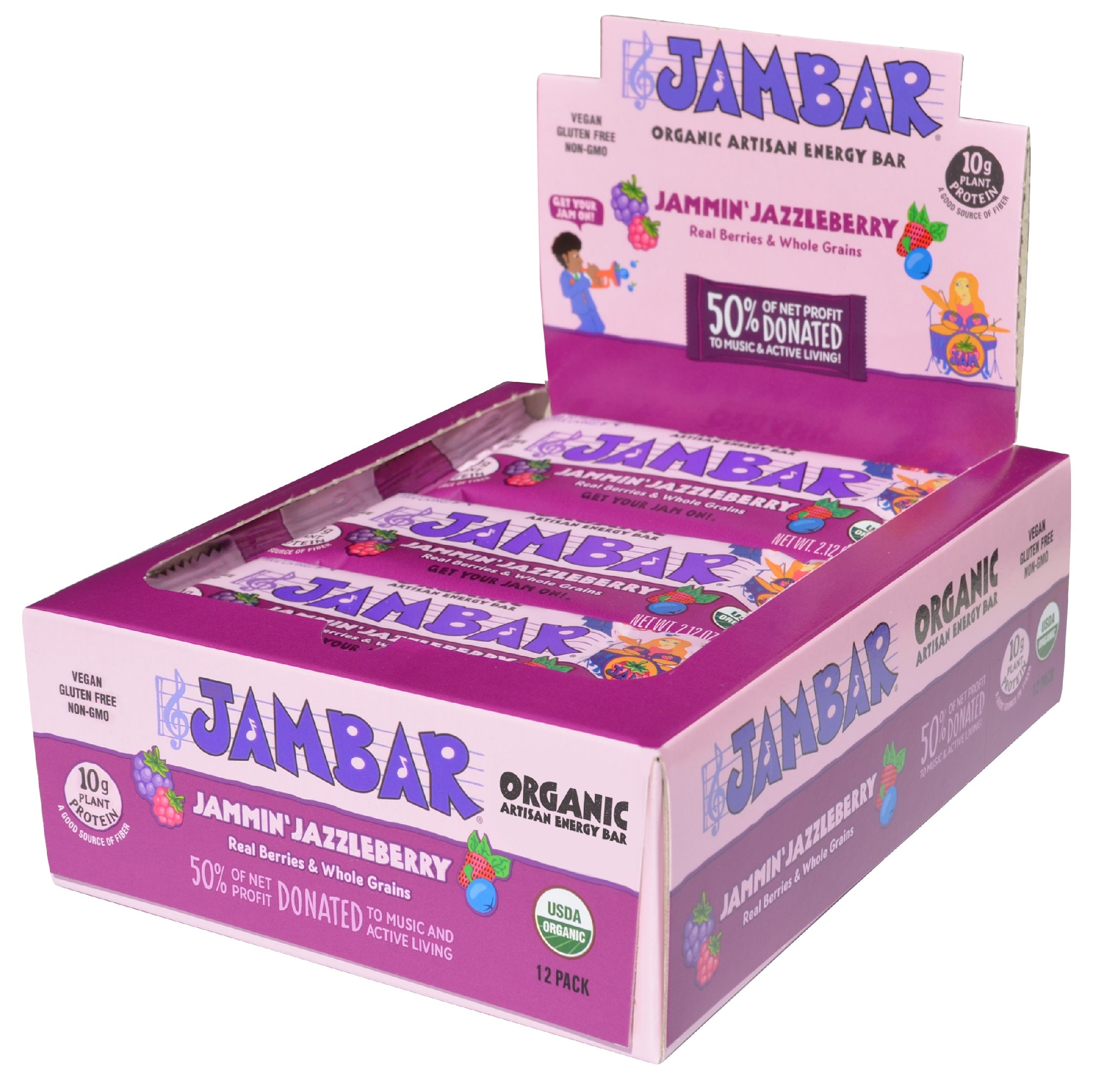 Jambar Jammin Jazzleberry - 12 Bar Box Outlet Best Pices