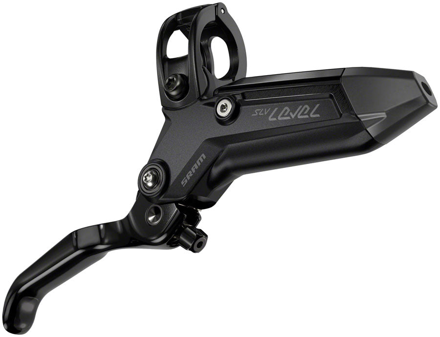 SRAM Level Silver Stealth Disc Brake and Lever - Front, Post Mount, 4-Piston, Aluminum Lever, SS Hardware, Black, C1 Clearance Wide Range Of