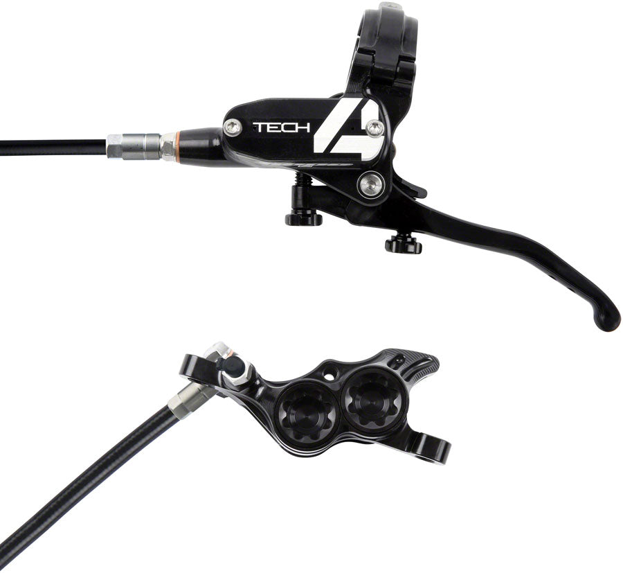 Hope Tech 4 E4 Disc Brake and Lever Set - Front, Hydraulic, Post Mount, Black Clearance Best Store To Get