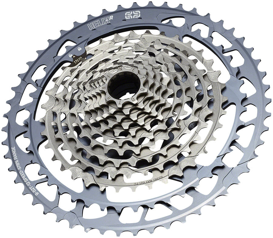 e*thirteen Helix Race Cassette - 12-Speed, 9-52t, Gray Free Shipping Fake