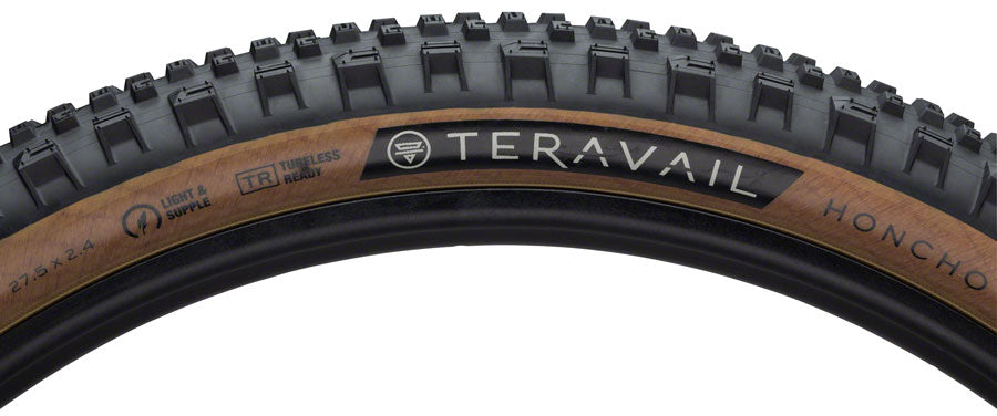 Teravail Honcho Tire - 27.5 x 2.4, Tubeless, Folding, Tan, Light and Supple, Grip Compound Looking For For Sale