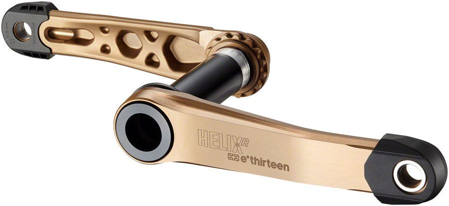 e*thirteen Helix R Crankset - 175mm, 73mm, 30mm Spindle with e*thirteen P3 Connect Interface, Bronze Sale Enjoy