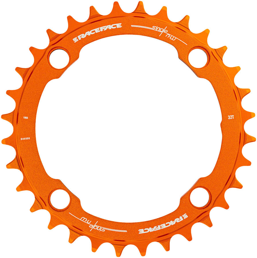RaceFace 1x Narrow Wide Chainring - 36t, 104 BCD, 10-12 Speed, 7075 Aluminum, Orange Clearance Genuine