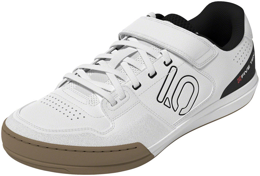Five Ten Hellcat Mountain Clipless Shoes - Men's, FTWR White/Core Black/Red, 11