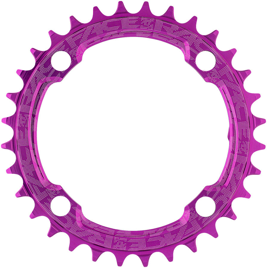 RaceFace 1x Narrow Wide Chainring - 32t, 104 BCD, 10-12 Speed, 7075 Aluminum, Purple Outlet 2025 Newest