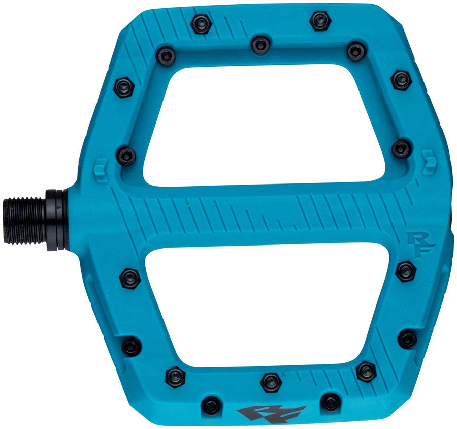 RaceFace Chester Pedals - Platform, Composite, 9/16, Large, Turquoise Free Shipping In China