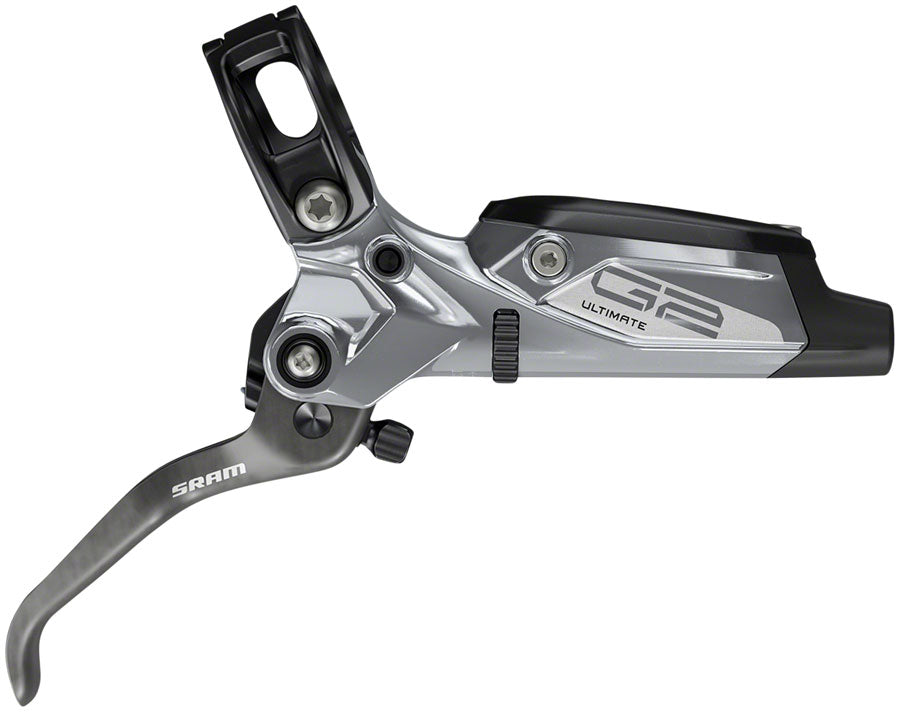 SRAM G2 Ultimate Disc Brake and Lever - Front, Hydraulic, Post Mount, Carbon Lever, Titanium Hardware, Polar Grey Outlet Amazing Pice