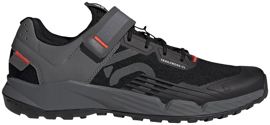 Five Ten Trailcross Mountain Clipless Shoes - Men's, Core Black/Gray Three/Red, 8