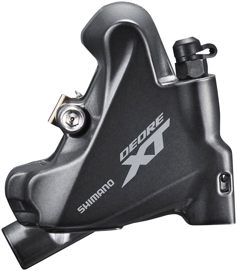 Shimano XT BR-M8110 Disc Brake Caliper - 2-Piston, Rear Only, Flat-Mount, Metal Pads with Fins, Gray Inexpensive