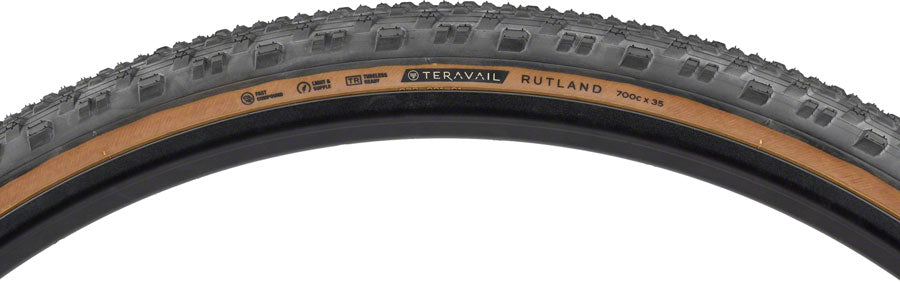 Teravail Rutland Tire - 700 x 35, Light and Supple, Tan, Fast Compound Lowest Pice Cheap Pice