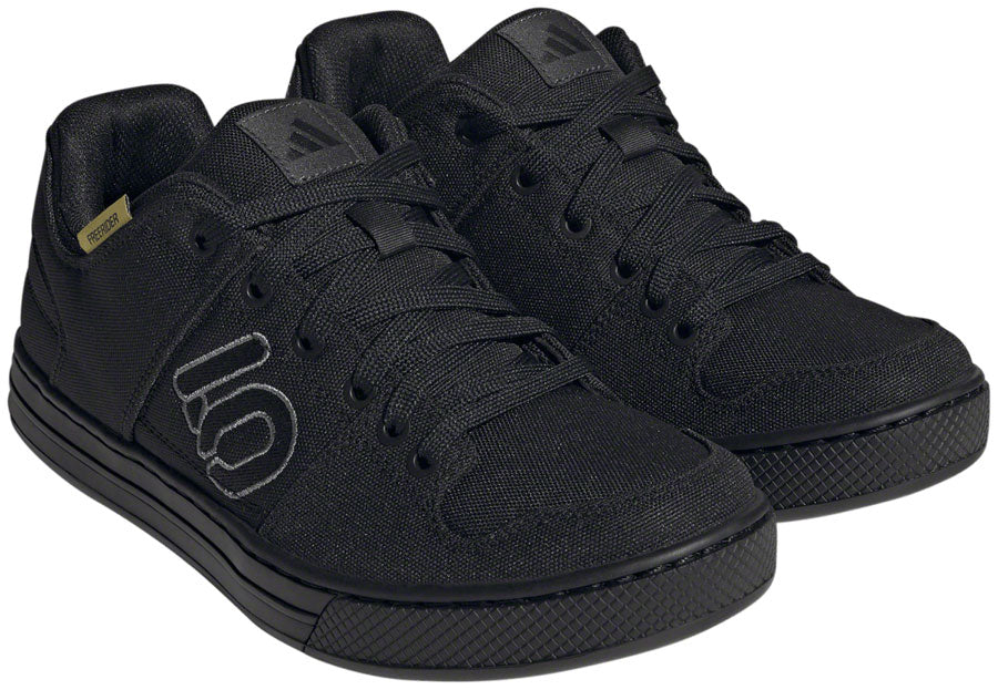 Five Ten Freerider Canvas Flat Shoes - Men's, Core Black/Dgh Solid Gray/Gray Five, 13
