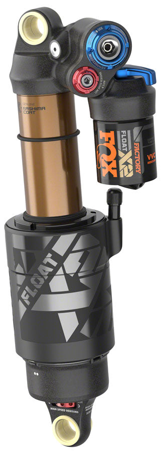 FOX FLOAT X2 Factory Rear Shock - Standard, 8.5 x 2.5, 2-Position Lever, Kashima Coat Cheap Sale Free Shipping