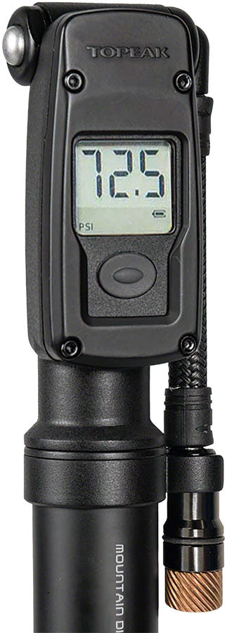 Topeak Mountain Digital Shock/Tire Mini Pump - 2Stage, 300psi, Black Buy Cheap Eastbay