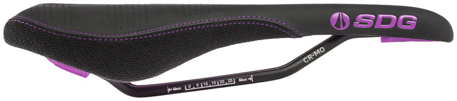 SDG Radar Saddle - Chromoly, Black/Purple Discount Pices