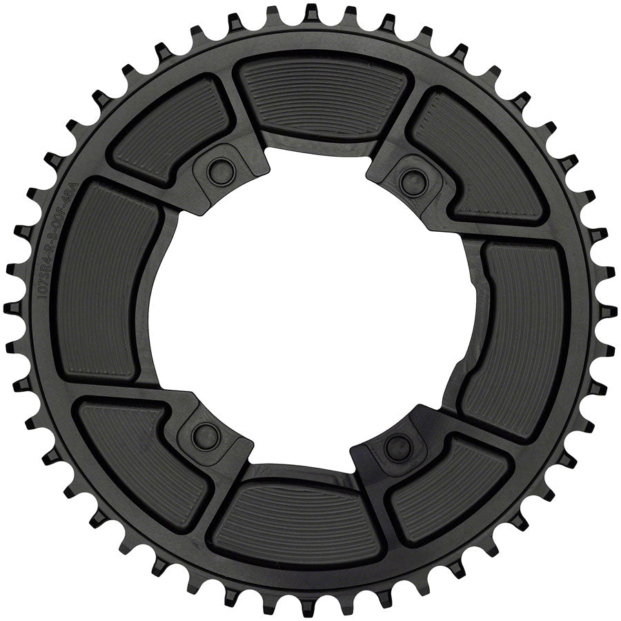 Wolf Tooth Aero 107 BCD Chainring - 46t, Optimized for SRAM Eagle and Flaptop Chains, Drop-Stop B, Black Hot Sale