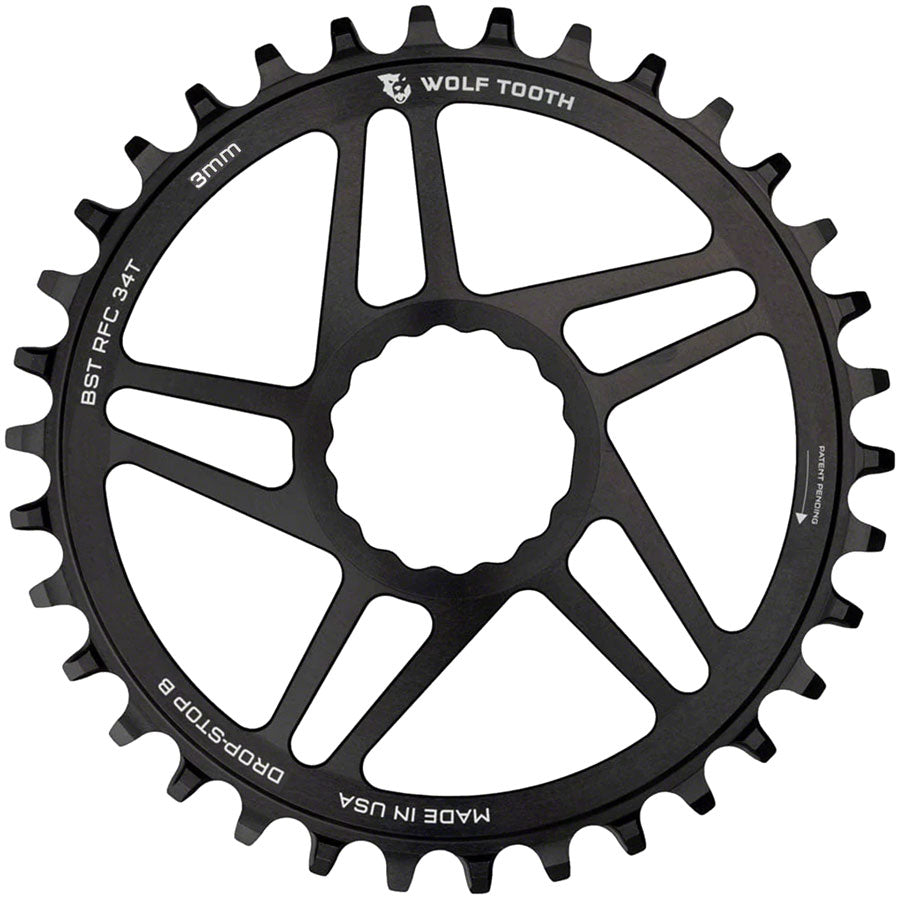 Wolf Tooth Direct Mount Chainring - 34t, RaceFace/Easton CINCH Direct Mount, Drop-Stop B, For Boost Cranks, 3mm Offset, Buy Cheap Shop